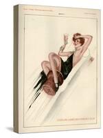 1920s France La Vie Parisienne Magazine Plate-null-Stretched Canvas