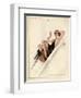 1920s France La Vie Parisienne Magazine Plate-null-Framed Premium Giclee Print