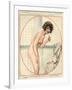 1920s France La Vie Parisienne Magazine Plate-null-Framed Premium Giclee Print