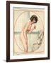 1920s France La Vie Parisienne Magazine Plate-null-Framed Premium Giclee Print