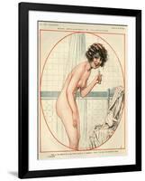 1920s France La Vie Parisienne Magazine Plate-null-Framed Giclee Print