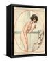 1920s France La Vie Parisienne Magazine Plate-null-Framed Stretched Canvas