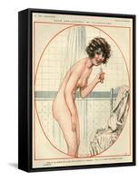 1920s France La Vie Parisienne Magazine Plate-null-Framed Stretched Canvas