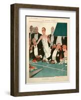 1920s France La Vie Parisienne Magazine Plate-null-Framed Giclee Print