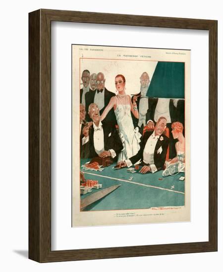 1920s France La Vie Parisienne Magazine Plate-null-Framed Giclee Print