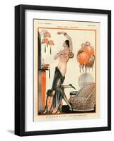 1920s France La Vie Parisienne Magazine Plate-null-Framed Giclee Print