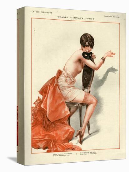 1920s France La Vie Parisienne Magazine Plate-null-Stretched Canvas