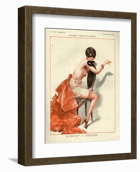 1920s France La Vie Parisienne Magazine Plate-null-Framed Giclee Print