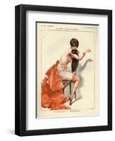 1920s France La Vie Parisienne Magazine Plate-null-Framed Giclee Print