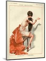 1920s France La Vie Parisienne Magazine Plate-null-Mounted Giclee Print