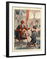 1920s France La Vie Parisienne Magazine Plate-null-Framed Giclee Print