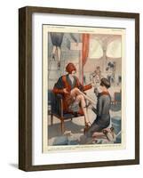 1920s France La Vie Parisienne Magazine Plate-null-Framed Giclee Print