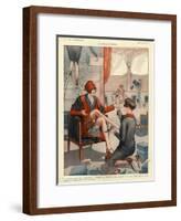 1920s France La Vie Parisienne Magazine Plate-null-Framed Giclee Print