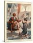 1920s France La Vie Parisienne Magazine Plate-null-Stretched Canvas