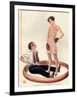 1920s France La Vie Parisienne Magazine Plate-null-Framed Giclee Print