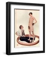 1920s France La Vie Parisienne Magazine Plate-null-Framed Giclee Print