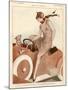 1920s France La Vie Parisienne Magazine Plate-null-Mounted Giclee Print