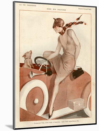 1920s France La Vie Parisienne Magazine Plate-null-Mounted Giclee Print