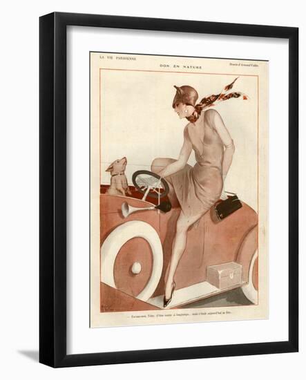 1920s France La Vie Parisienne Magazine Plate-null-Framed Giclee Print