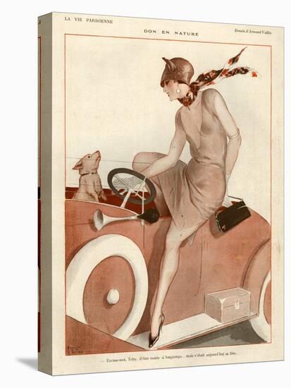 1920s France La Vie Parisienne Magazine Plate-null-Stretched Canvas