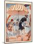 1920s France La Vie Parisienne Magazine Plate-null-Mounted Giclee Print