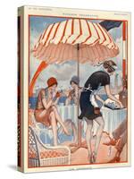 1920s France La Vie Parisienne Magazine Plate-null-Stretched Canvas