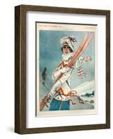 1920s France La Vie Parisienne Magazine Plate-null-Framed Giclee Print