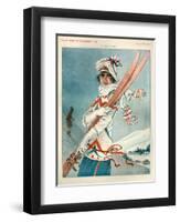 1920s France La Vie Parisienne Magazine Plate-null-Framed Giclee Print