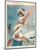 1920s France La Vie Parisienne Magazine Plate-null-Mounted Giclee Print