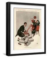 1920s France La Vie Parisienne Magazine Plate-null-Framed Giclee Print