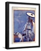 1920s France La Vie Parisienne Magazine Plate-null-Framed Giclee Print