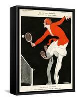 1920s France La Vie Parisienne Magazine Plate-null-Framed Stretched Canvas