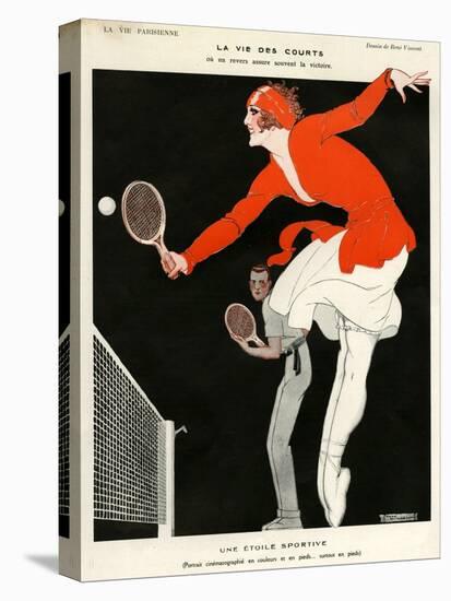 1920s France La Vie Parisienne Magazine Plate-null-Stretched Canvas