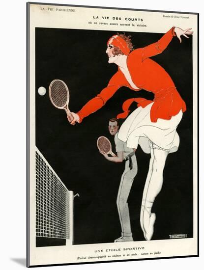 1920s France La Vie Parisienne Magazine Plate-null-Mounted Giclee Print