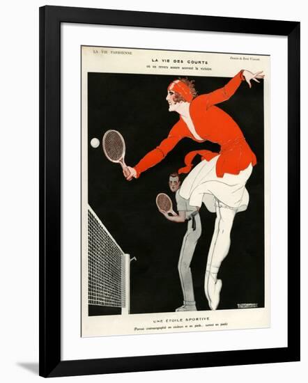 1920s France La Vie Parisienne Magazine Plate-null-Framed Giclee Print