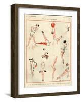 1920s France La Vie Parisienne Magazine Plate-null-Framed Giclee Print