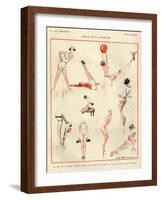 1920s France La Vie Parisienne Magazine Plate-null-Framed Giclee Print