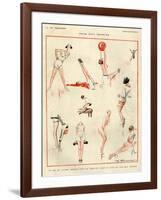 1920s France La Vie Parisienne Magazine Plate-null-Framed Giclee Print