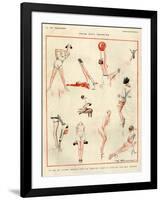 1920s France La Vie Parisienne Magazine Plate-null-Framed Giclee Print