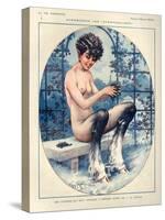 1920s France La Vie Parisienne Magazine Plate-null-Stretched Canvas