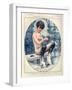 1920s France La Vie Parisienne Magazine Plate-null-Framed Giclee Print