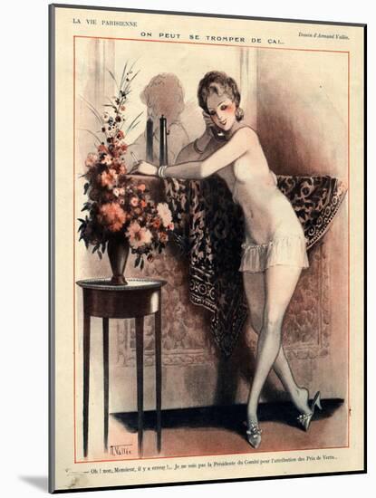 1920s France La Vie Parisienne Magazine Plate-null-Mounted Giclee Print