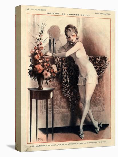 1920s France La Vie Parisienne Magazine Plate-null-Stretched Canvas