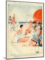 1920s France La Vie Parisienne Magazine Plate-null-Mounted Giclee Print