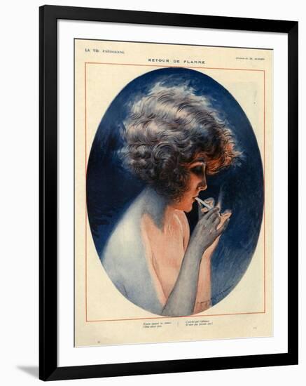 1920s France La Vie Parisienne Magazine Plate-null-Framed Giclee Print