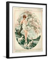 1920s France La Vie Parisienne Magazine Plate-null-Framed Giclee Print