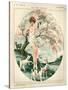 1920s France La Vie Parisienne Magazine Plate-null-Stretched Canvas