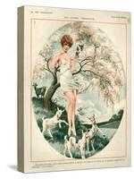 1920s France La Vie Parisienne Magazine Plate-null-Stretched Canvas