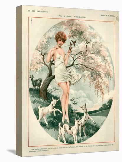 1920s France La Vie Parisienne Magazine Plate-null-Stretched Canvas