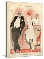 1920s France La Vie Parisienne Magazine Plate-null-Stretched Canvas